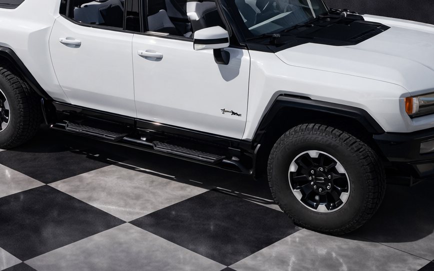 GMC Hummer EV 3X rental in Chicago, photo of the actual car