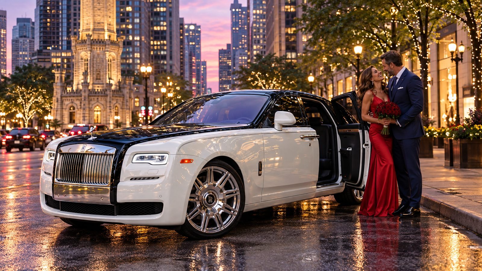 Anniversaries with a car from Chicago Supercar Rentals