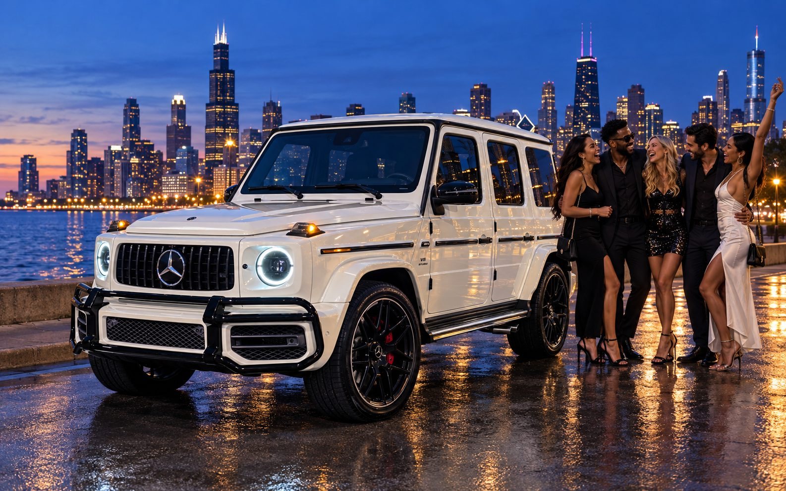 Homecoming with a car from Chicago Supercar Rentals
